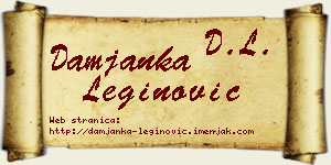 Damjanka Leginović vizit kartica